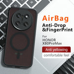 For Honor X80 Pro Max 5G Magnetic Case TPU + PC Matte Skin Touch Phone Cover