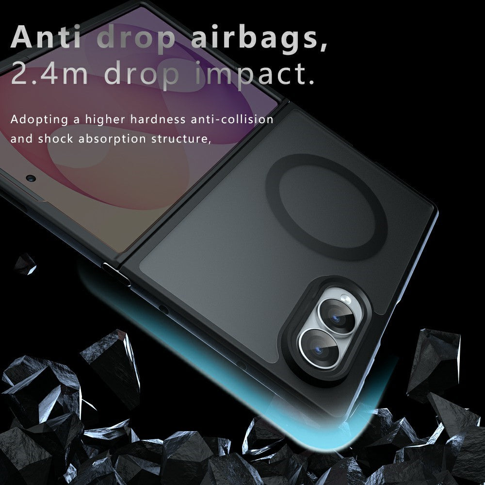 For Samsung Galaxy Z Fold8 Magnetic Case TPU + PC Matte Skin Touch Phone Cover