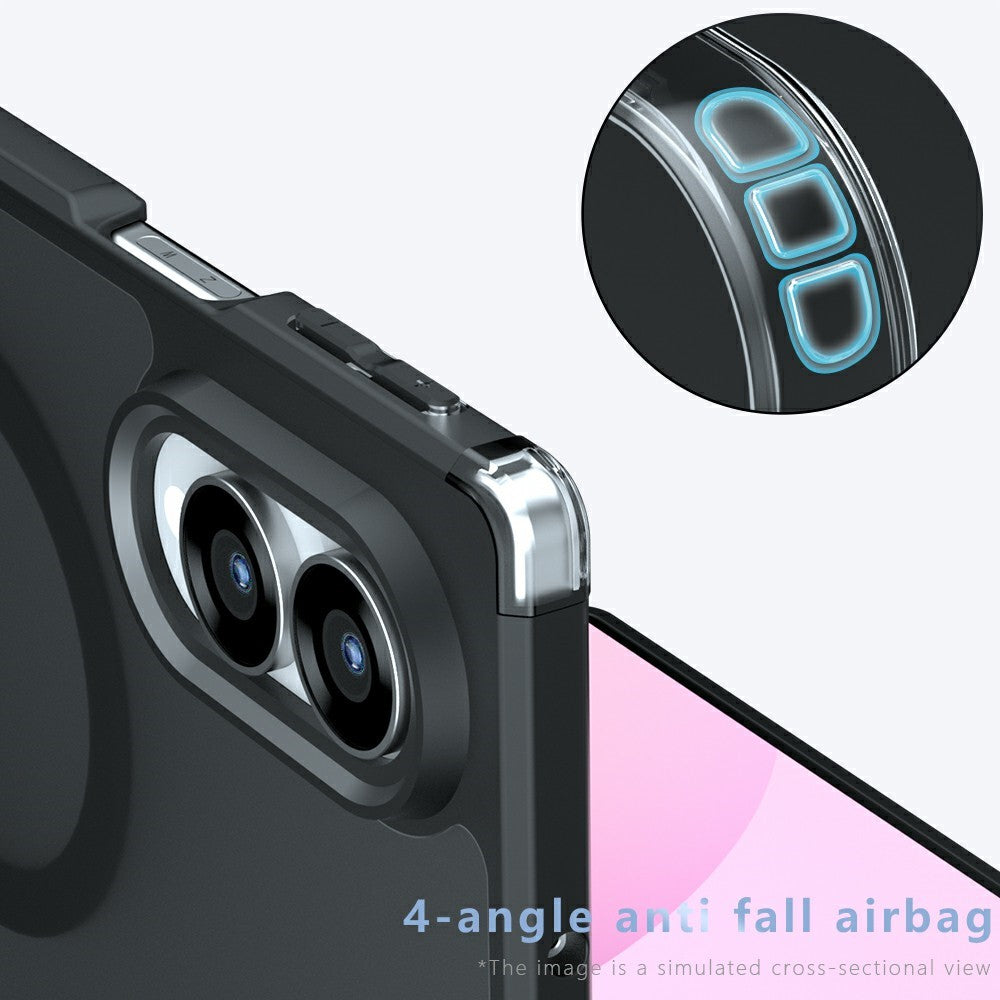 For Samsung Galaxy Z Fold8 Magnetic Case TPU + PC Matte Skin Touch Phone Cover