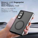 For Samsung Galaxy Z Fold8 Magnetic Case TPU + PC Matte Skin Touch Phone Cover