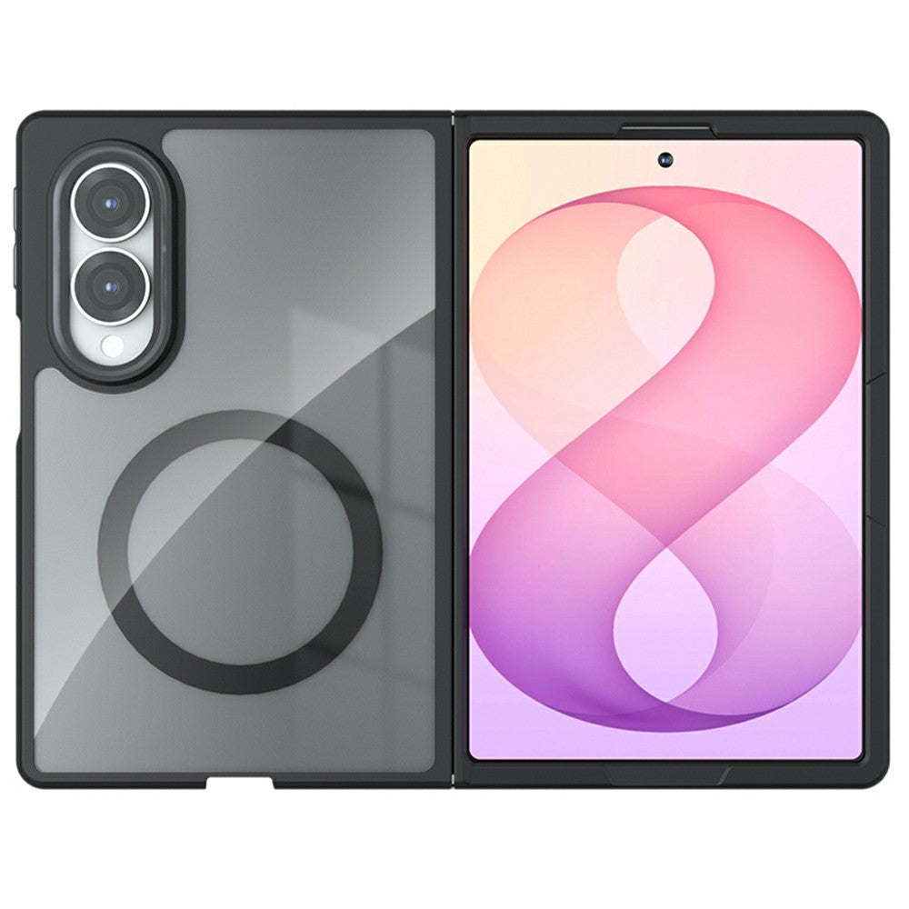 For Samsung Galaxy Z Fold8 Magnetic Case Clear TPU + PC Shockproof Phone Cover
