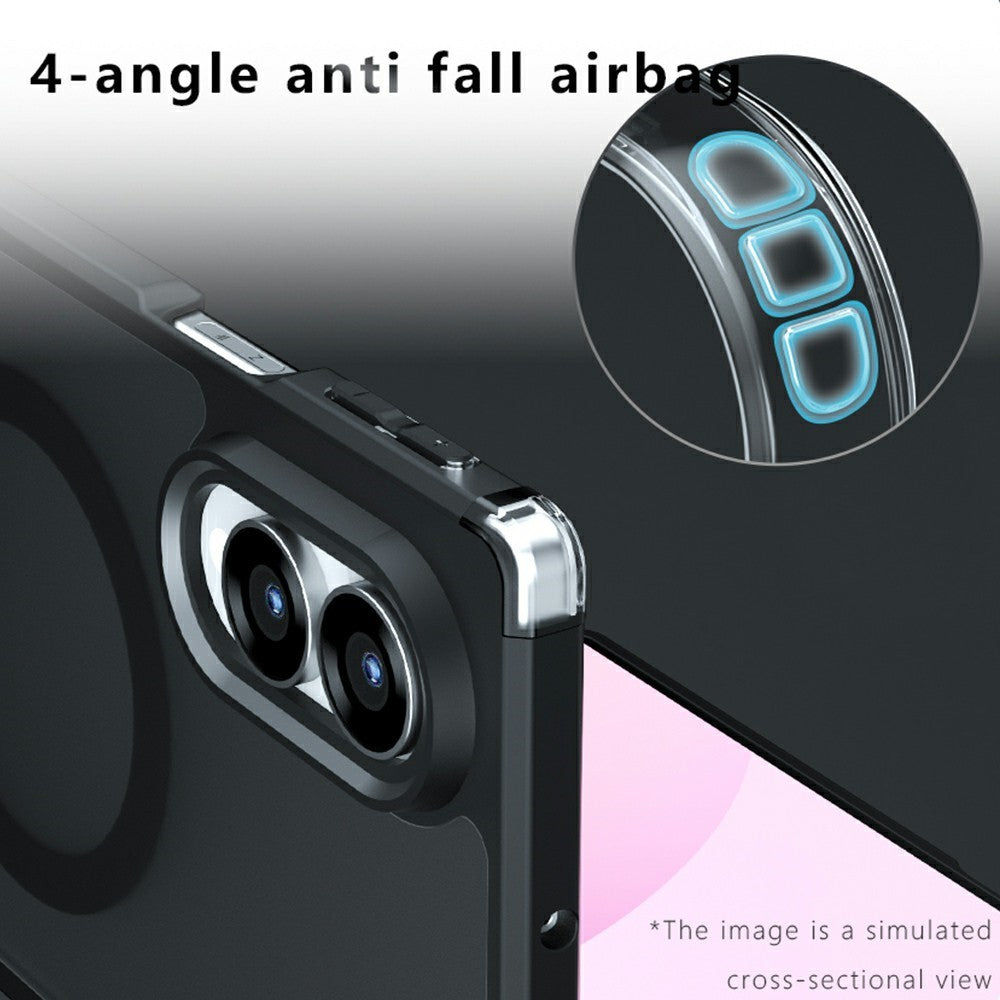 For Samsung Galaxy Z Fold8 Magnetic Case Clear TPU + PC Shockproof Phone Cover