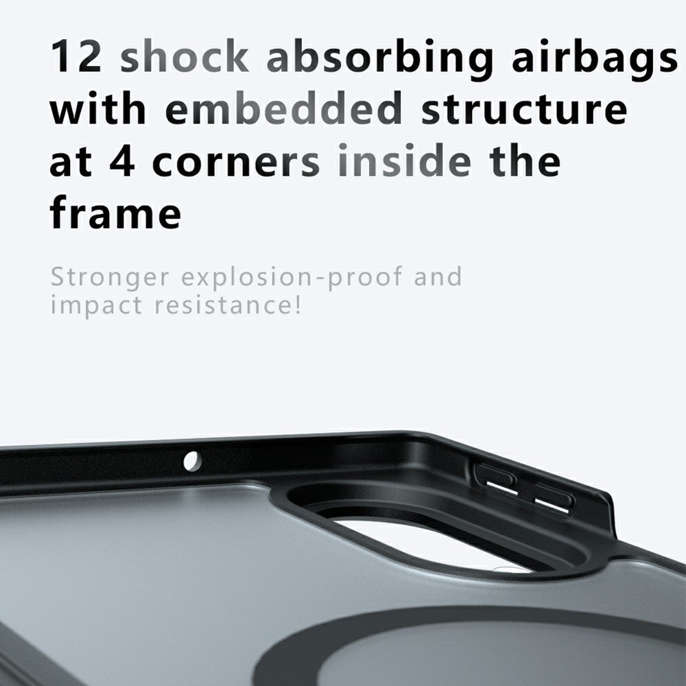 For Samsung Galaxy Z Fold8 Magnetic Case Clear TPU + PC Shockproof Phone Cover