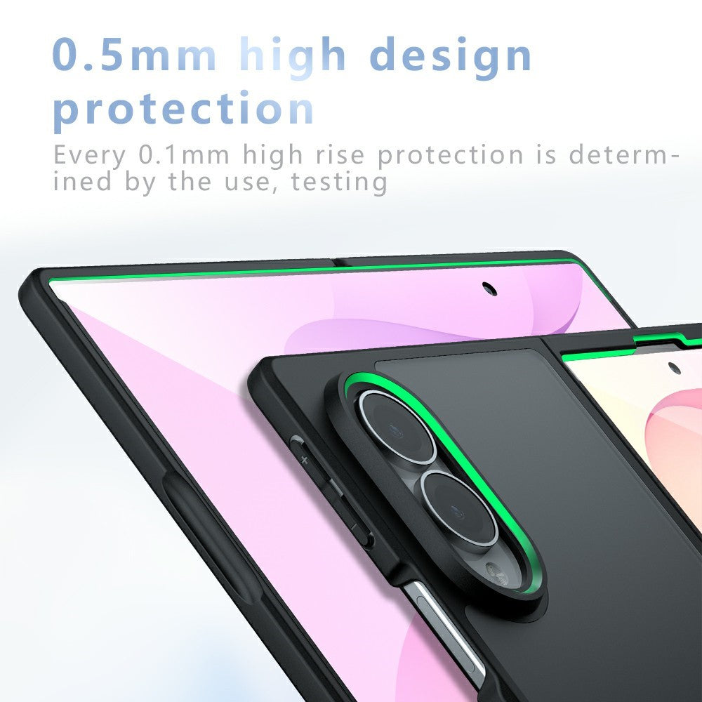For Samsung Galaxy Z Fold8 Case Skin-Touch TPU + PC Matte Phone Back Cover
