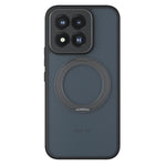 For Xiaomi 17 Max Matte Skin-touch Magnetic Case 360° Rotating Kickstand Shockproof TPU + PC Phone Cover