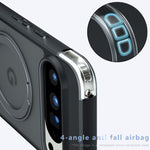Til Google Pixel 10 Pro XL Mat Skin-touch Magnetisk Cover 360° Roterbart Støtteben Stødsikkert TPU + PC Telefoncover