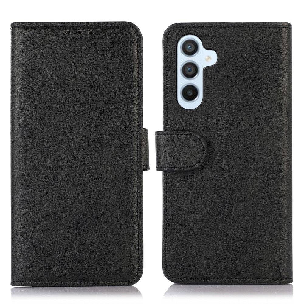 For Samsung Galaxy A34 5G Textured PU Leather Folio Flip Phone Case Full Protection Wallet Stand Cover