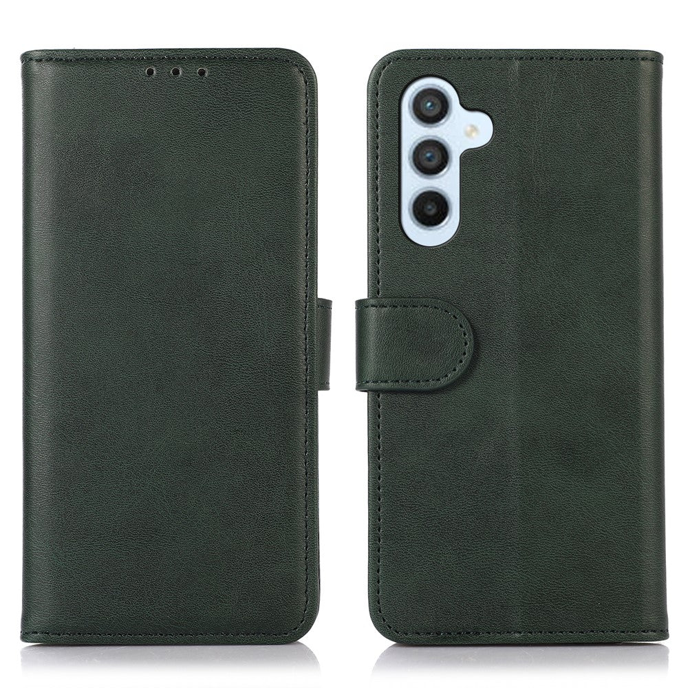 For Samsung Galaxy A34 5G Textured PU Leather Folio Flip Phone Case Full Protection Wallet Stand Cover