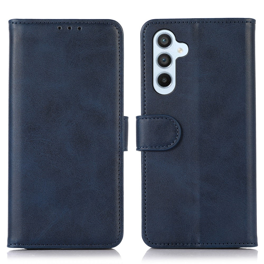 For Samsung Galaxy A34 5G Textured PU Leather Folio Flip Phone Case Full Protection Wallet Stand Cover