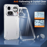 For Nothing Phone (4a) Pro Case TPU Clear Phone Cover + 2PCS Tempered Glass Screen Film 2.5D Arc Edge