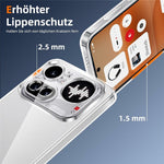 For Nothing Phone (4a) Pro Case TPU Clear Phone Cover + 2PCS Tempered Glass Screen Film 2.5D Arc Edge