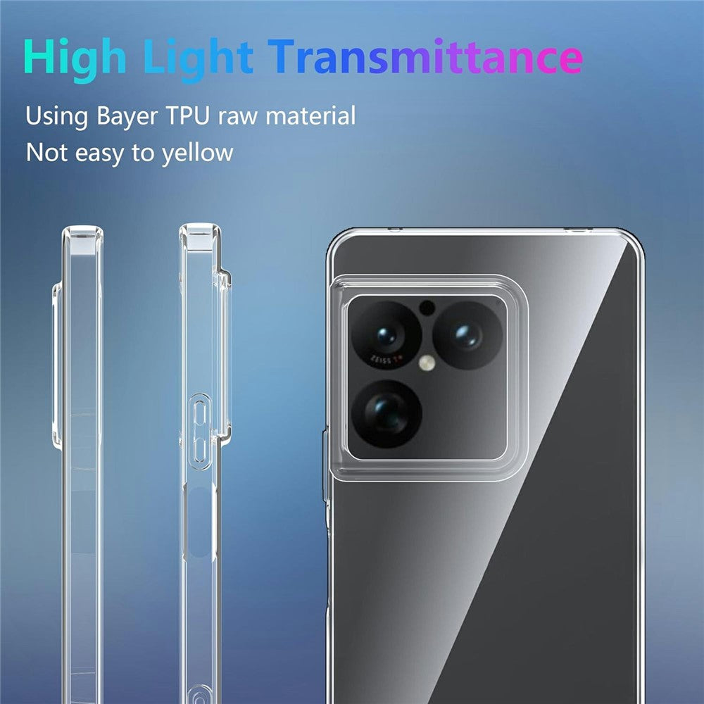For Sony Xperia 1 VIII Case TPU Clear Phone Cover + 2PCS Tempered Glass Screen Film 2.5D Arc Edge