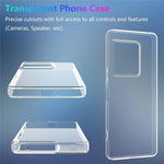 For Sony Xperia 1 VIII Case TPU Clear Phone Cover + 2PCS Tempered Glass Screen Film 2.5D Arc Edge