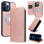 For iPhone 12 Pro Max Magnetic Case Detachable 2 in 1 Leather Wallet Phone Cover