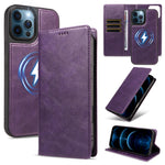 For iPhone 12 Pro Max Magnetic Case Detachable 2 in 1 Leather Wallet Phone Cover