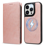 Til iPhone 14 Pro Magnetisk Etui Aftagelig 2-i-1 Læder Pung Telefoncover