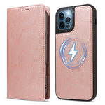 For iPhone 12 Pro / iPhone 12 Magnetic Case Detachable 2 in 1 Leather Wallet Phone Cover