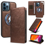 For iPhone 12 Pro / iPhone 12 Magnetic Case Detachable 2 in 1 Leather Wallet Phone Cover