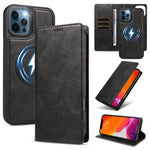 For iPhone 12 Pro / iPhone 12 Magnetic Case Detachable 2 in 1 Leather Wallet Phone Cover