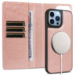 For iPhone 13 Pro Max Magnetic Case Detachable 2 in 1 Leather Wallet Phone Cover