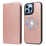 For iPhone 13 Pro Max Magnetic Case Detachable 2 in 1 Leather Wallet Phone Cover