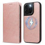 Til iPhone 16 Pro Magnetisk Etui Aftagelig 2 i 1 Læder Pung Telefon Cover