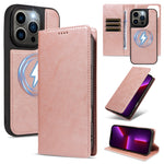 For iPhone 13 Pro Magnetic Case Detachable 2 in 1 Leather Wallet Phone Cover