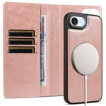 For iPhone 17e / iPhone 16e Magnetic Case Detachable 2 in 1 Leather Wallet Phone Cover
