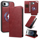 For iPhone 17e / iPhone 16e Magnetic Case Detachable 2 in 1 Leather Wallet Phone Cover