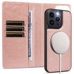 For iPhone 14 Pro Max Magnetic Case Detachable 2 in 1 Leather Wallet Phone Cover