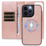 For iPhone 14 Pro Max Magnetic Case Detachable 2 in 1 Leather Wallet Phone Cover