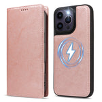 For iPhone 14 Pro Max Magnetic Case Detachable 2 in 1 Leather Wallet Phone Cover