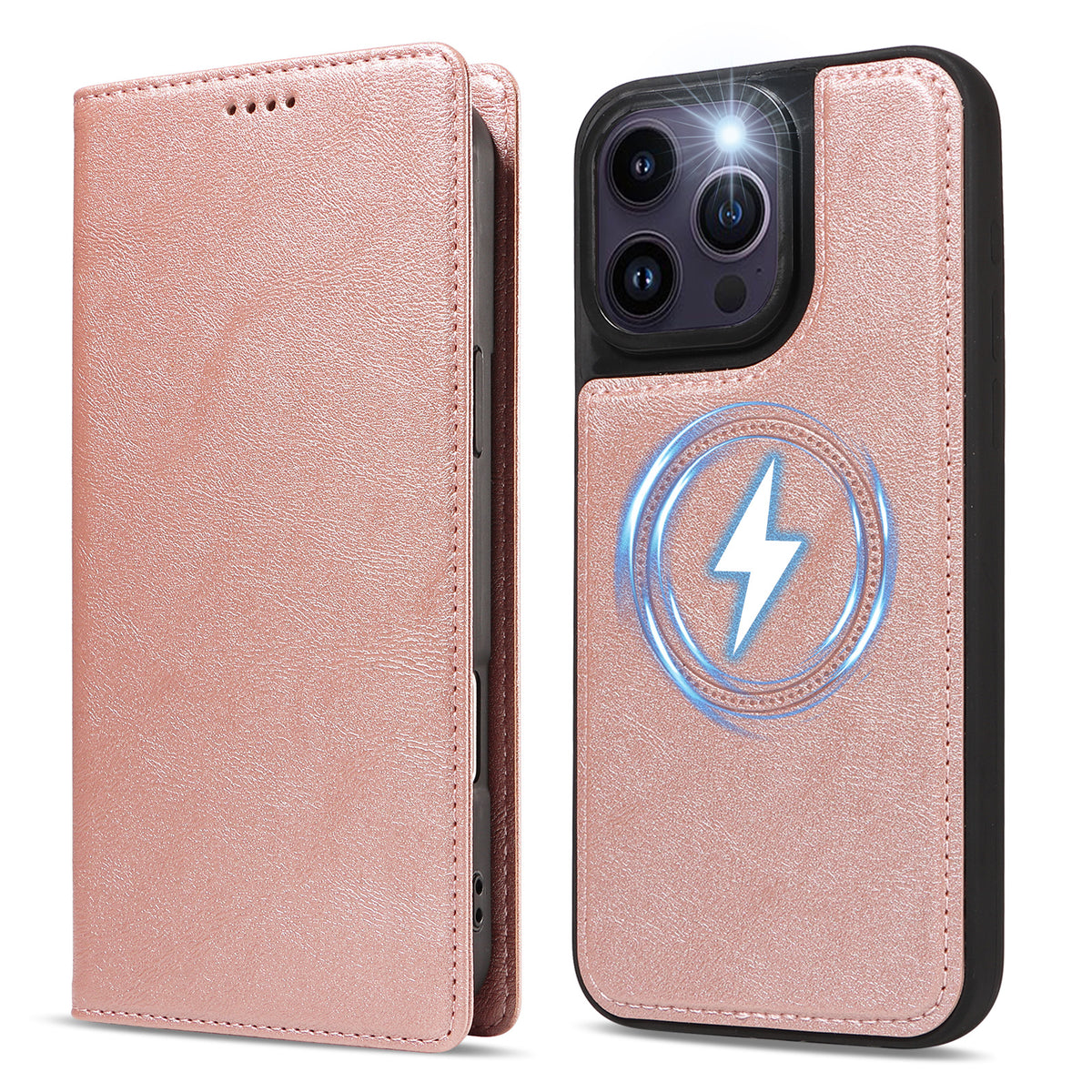 For iPhone 14 Pro Max Magnetic Case Detachable 2 in 1 Leather Wallet Phone Cover