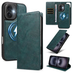 For iPhone 16 Magnetic Case Detachable 2 in 1 Leather Wallet Phone Cover
