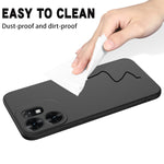 For Oppo Reno16 5G (Global) Liquid Silicone Case Phone Back Cover with Hand Strap