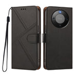 For Honor X9d 5G / Honor Magic8 Lite 5G / Honor X70 5G Case Diamond Stitch PU Leather Wallet Flip Phone Cover with Wrist Strap