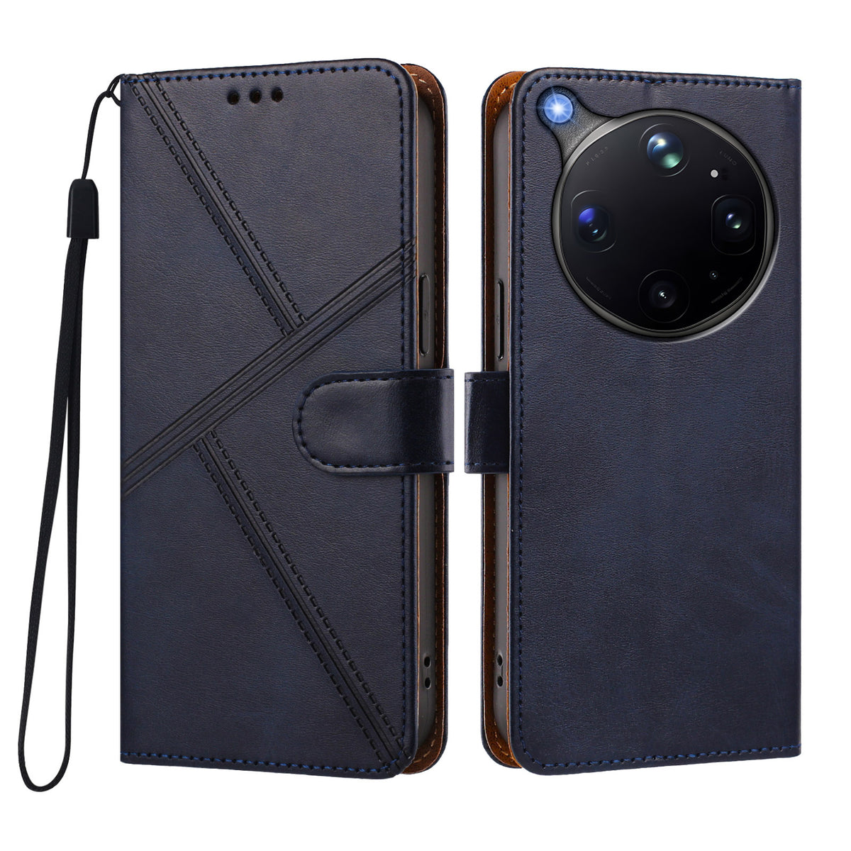 For Oppo Find X9 Ultra 5G Case Diamond Stitch PU Leather Wallet Flip Phone Cover with Wrist Strap
