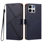 OnePlus Turbo 6V 5G / OnePlus Nord 6 5G / OnePlus Nord CE6 5G / OnePlus Turbo 6 5G-skal, diamantsömmar, PU-läder, plånbok, fällbart mobilskal med handledsrem
