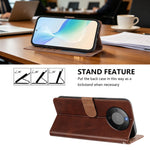 For Honor X9d 5G / Honor Magic8 Lite 5G / Honor X70 5G Case Wallet Flip Stand PU Leather Phone Cover with Wrist Strap