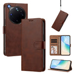 For Oppo Find X9 Ultra 5G Case Wallet Flip Stand PU Leather Phone Cover with Wrist Strap