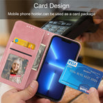 Imprinted Rhombus Pattern Phone Pouch Case for Xiaomi 13 Pro 5G, Calf Texture PU Leather Wallet Stand Magnetic Closure Cover