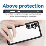 WANLONFENG för Samsung Galaxy S26 FE mobilskal XC-serien TPU akrylskal med härdat glas (stort linshål)