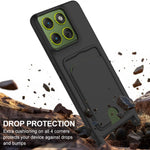 For Motorola Edge 70 Pro+ 5G / Motorola Edge 70 Pro 5G Liquid Silicone Case  Phone Back Cover with Card Holder and Short Strap