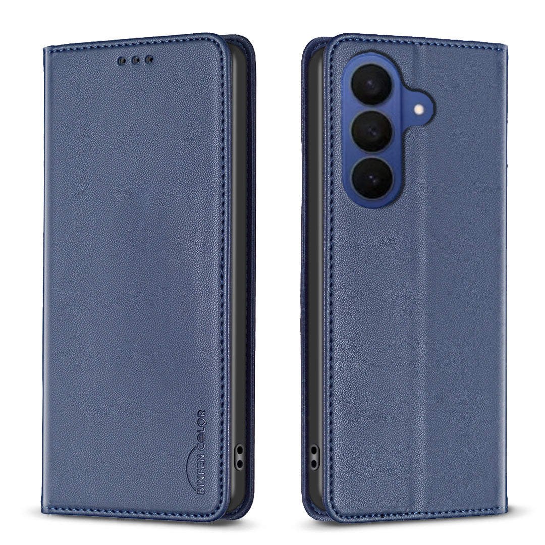BINFEN COLOR for Samsung Galaxy A18 5G / Galaxy A17 5G / Galaxy A17 4G / Galaxy A26 5G / Galaxy A18 4G Leather Case BF18 Phone Stand Cover with Card Slots
