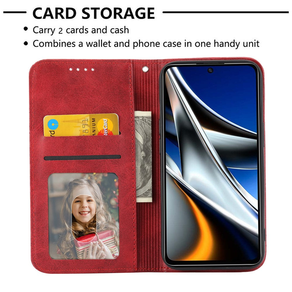 Til Samsung Galaxy A04e 4G / F04 4G / M04 4G Imprinted Rhombus Pattern Kalvetekstur Telefoncover PU Læder Wallet Stand Magnetisk Lukning Cover