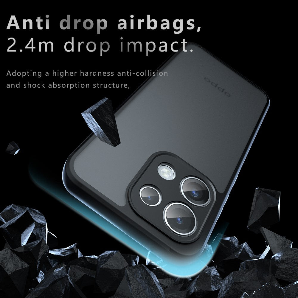 For Oppo Reno16 Pro 5G (Global) Case Skin-Touch TPU + PC Matte Phone Back Cover