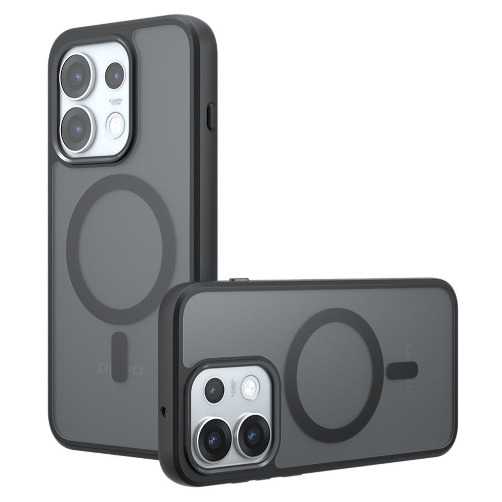 Oppo Reno16 Pro 5G (Global) / Reno16 5G (Global) Magnetiskt Skal TPU + PC Matt Skin Touch mobilskal