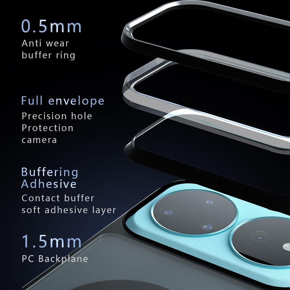 For Huawei nova 16 Pro 5G  /  nova 16 Ultra 5G Magnetic Case TPU + PC Matte Skin Touch Phone Cover