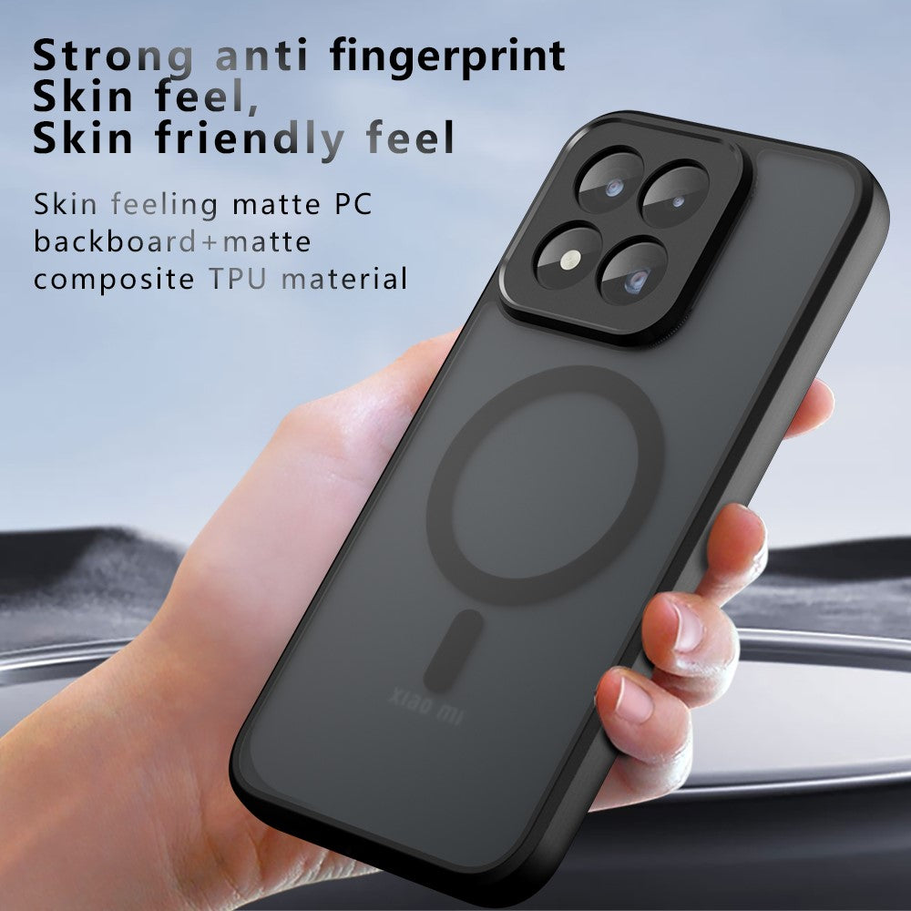 For Xiaomi 17 Max Magnetic Case TPU + PC Matte Skin Touch Phone Cover