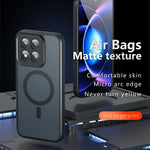 For Xiaomi 17 Max Magnetic Case TPU + PC Matte Skin Touch Phone Cover